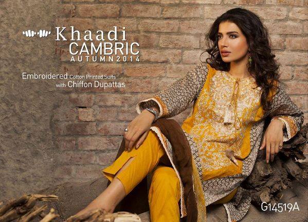 Khaadi Cambric Autumn 2014 for Women