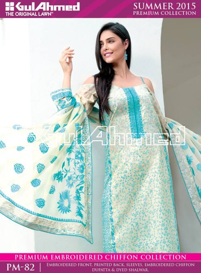 Gul Ahmed Summer Lawn Collection 2015
